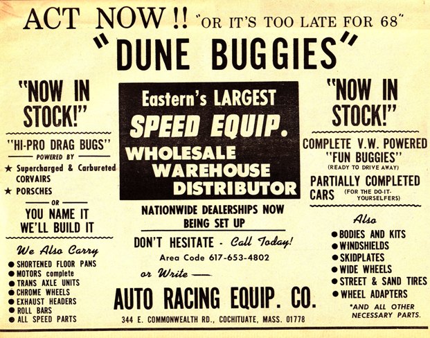 Vintage drag race and speed ads